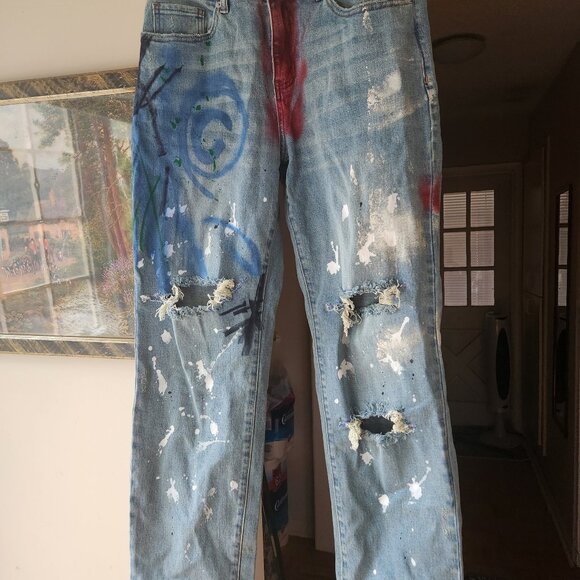 H23  Canadian Limited edition WLKN x Lary Kidd jeans are all unique - Picture 2 of 7